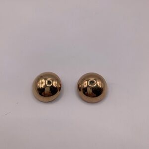 Vintage Joan Rivers gold tone clip on earrings